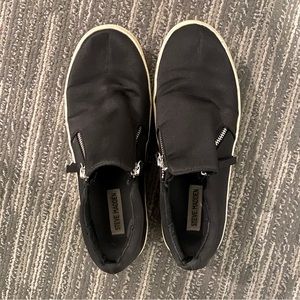 Steve Madden Zip Up Slip Shoes Size 9